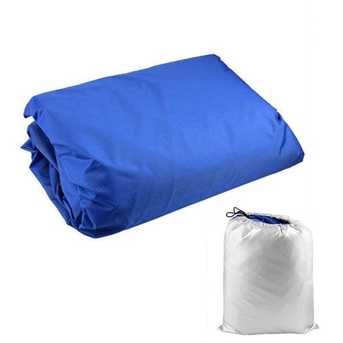 Boat Cover Pontoon 17-20 Ft Heavy Duty Rain Snow Dust Resistant Protection Blue