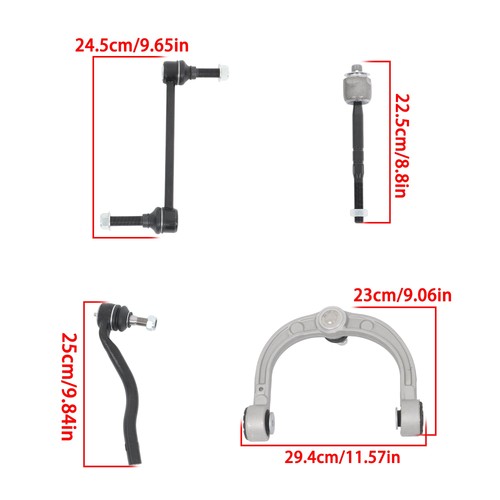 Control Arm Ball Joint Tie Rod Front Upper 10pc For Mercedes GL320 GL350 GL450