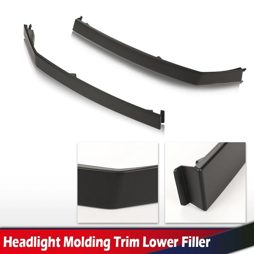 Front Headlight Molding Trim Fillers for 2004-2015 for Nissan Titan Armada