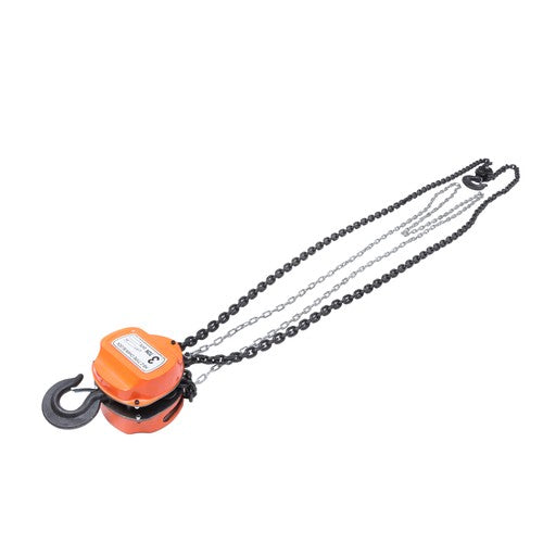 Hand Chain Hoist Steel 3Ton/6600 Lbs10ft/3m 360° swivel hook 1m lifting strap