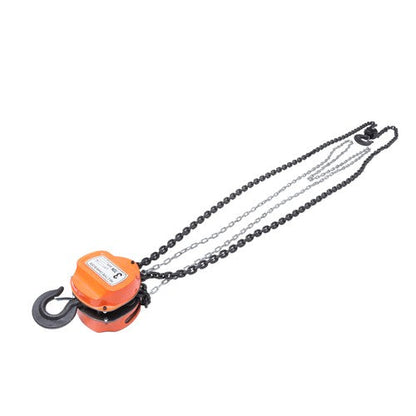 Hand Chain Hoist Steel 3Ton/6600 Lbs10ft/3m 360° swivel hook 1m lifting strap