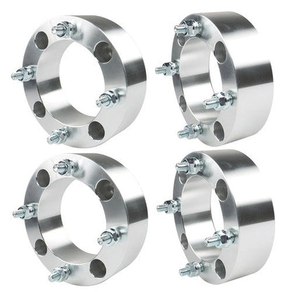 For Can-Am Outlander Renegade 4x137 2" 110mm M10x1.25 4Pcs Silver Wheel Spacers