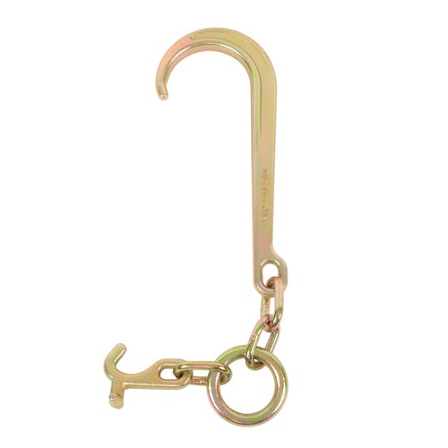 15 Inch G70 J Hook w/T-J Hook 5400 Lbs Working Load Limit Towing Hooks