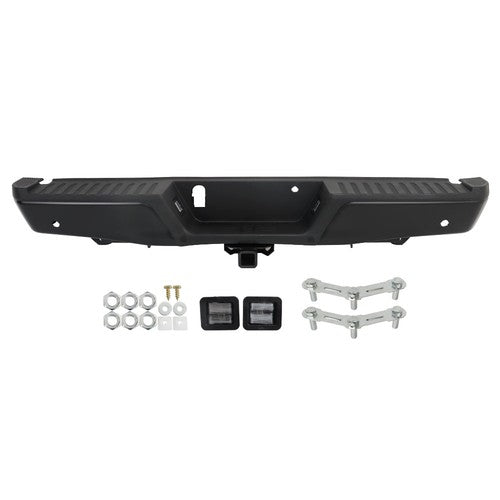 Primered Rear Step Bumper Assembly For Ford F-150 2015-2020 w/ Park & Tow