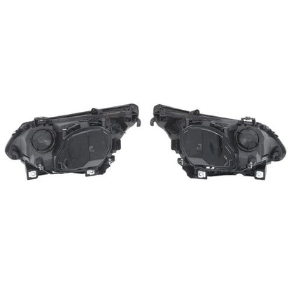 Right+Left Black Halogen Clear Headlight Assembly For BMW 528i 2008 2009 2010