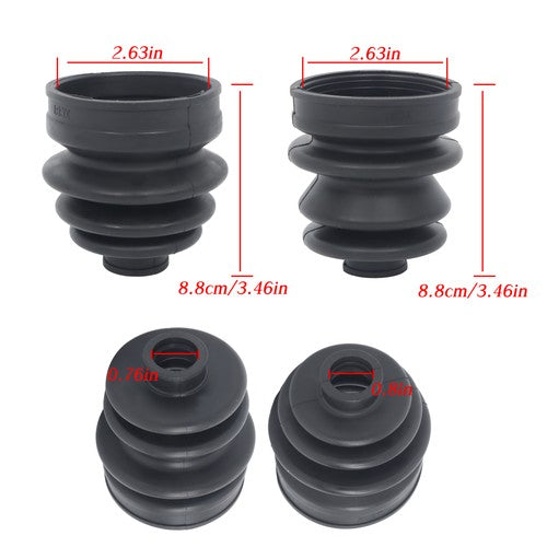 Rear Axle Outer Inner CV Boot Kit for Polaris RZR XP 1000 2015 2016 2017-2020