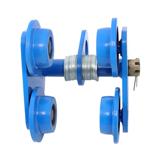Manually Trolley Alloy Steel 2200lb Double Wheel I-Beam Flange Width 65-150mm