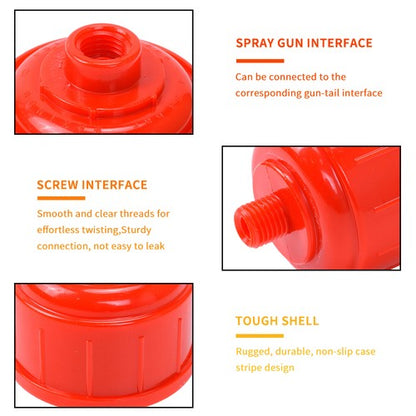 10PCS DISPOSABLE INLINE AIR FILTERS FIT FOR HVLP Paint Spray Gun Universal Red