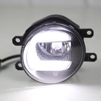 For 2009 2010 Toyota Corolla LED Fog Lights DRL Clear Lens Turn Signal w/Wiring