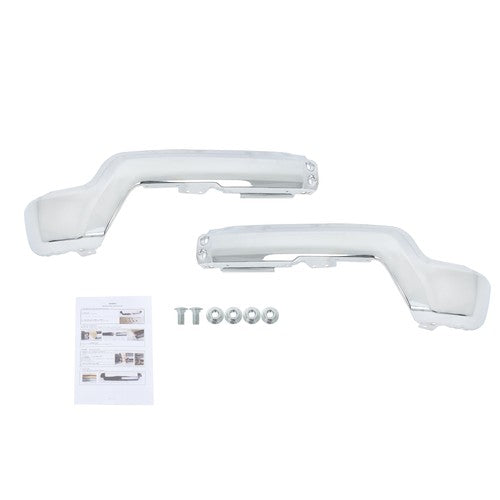 For Chevy Silverado 2022-2024 Split-type Front Bumper Replacement Chrome Steel