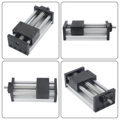Dual Slide Linear Module Sliding Table SFU1605 Ballscrew 100mm Effective Linear