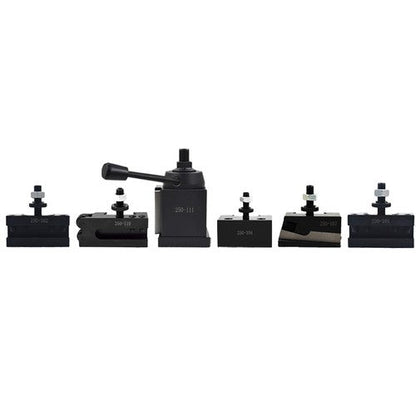 6Pcs 6- 12" AXA 250-111 Wedge Type Quick Change Tool Post Holder Set For Lathe