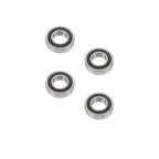 4Pcs 62/32-2RS Bearings 32��65��17mm Double Rubber Seals Deep Groove Ball Bearing