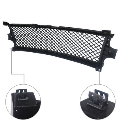 ABS Plastic Black Front Bumper Grille New Fit For Chevrolet Silverado 1999-2002