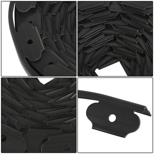 60 FT L-shaped Landscape Edging Border Kit No-Dig Garden Edge Lawn Border 1.5"