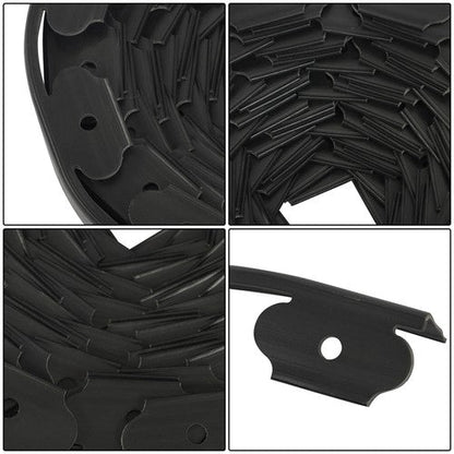 60 FT L-shaped Landscape Edging Border Kit No-Dig Garden Edge Lawn Border 1.5"