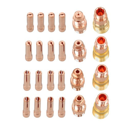 63PCS TIG Welding Fittings Accessories kit Nozzle Collets Body Gas Lens