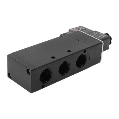 1/2" Inch 5 Way Pneumatic Directional Control Electric Solenoid Valve 110V AC