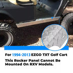 Aluminum Diamond Plate Rocker Panel Side Covers for EZGO TXT Golf Cart 1994-2013