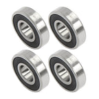 4Pcs 63/28-2RS Bearings 28×68×18mm Double Rubber Seals Deep Groove Ball Bearing