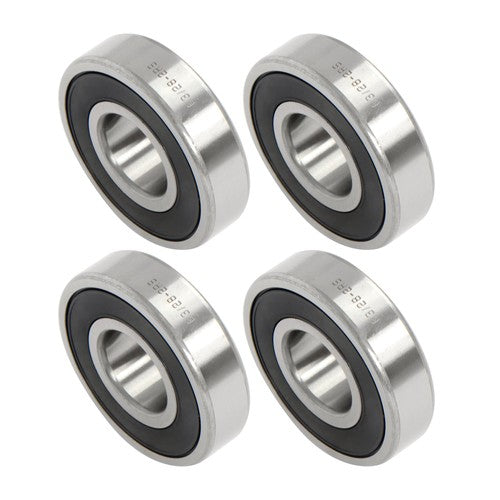 4Pcs 63/28-2RS Bearings 28×68×18mm Double Rubber Seals Deep Groove Ball Bearing