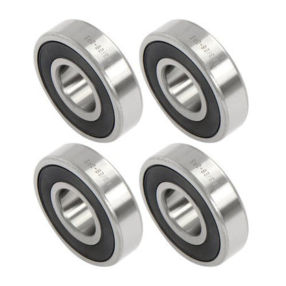 4Pcs 63/28-2RS Bearings 28×68×18mm Double Rubber Seals Deep Groove Ball Bearing