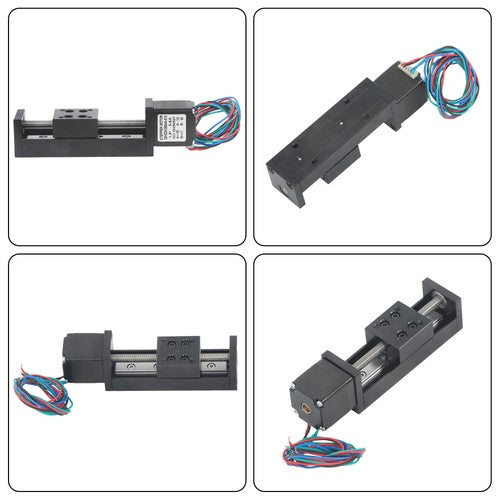 50mm T-type ball screw slide module, T6x1 linear actuator NEMA 11-step motor