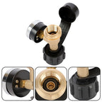 4-PCS QCC1 Inflation Joint Gas Tank Copper Converter Head POL Joint Propane