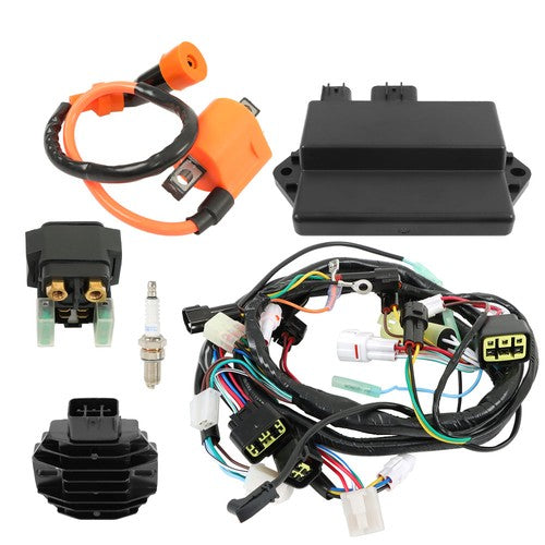 Ignition Coil CDI Relay Regulator Wire Harness For Yamaha Raptor YFM350R 04-13