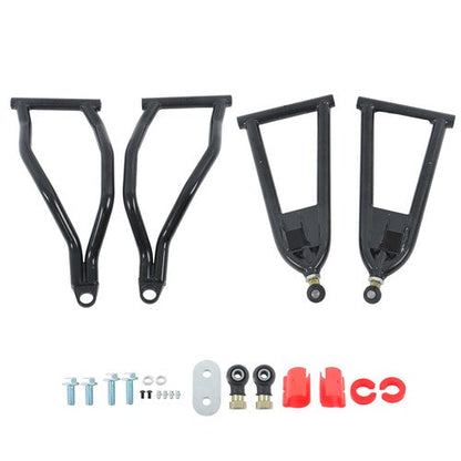 High Clearance 1.5" Forward A-Arm - BLACK For Polaris RZR S 800 / 4 800