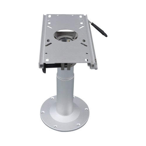 Aluminum Marine Seat Pedestal 13"-19" Adjustable Height Locking With Slide Base