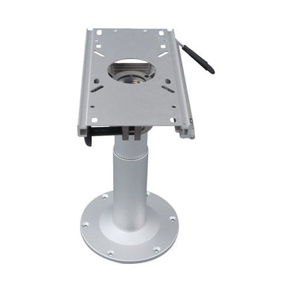 Aluminum Marine Seat Pedestal 13"-19" Adjustable Height Locking With Slide Base