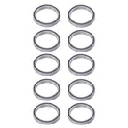 10Pcs 6809-2RS Bearings 45×58×7mm Double Rubber Seals Deep Groove Ball Bearing
