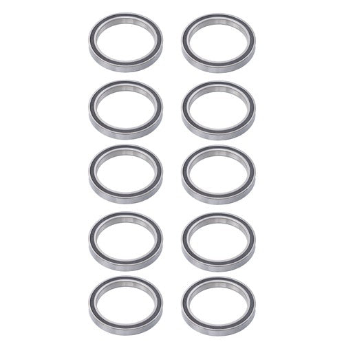10Pcs 6809-2RS Bearings 45×58×7mm Double Rubber Seals Deep Groove Ball Bearing