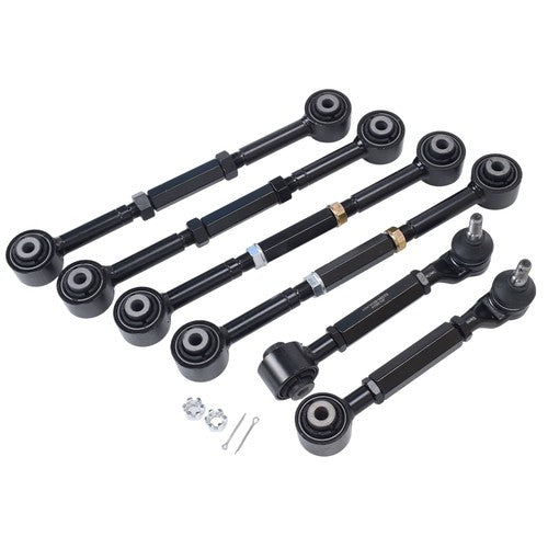 Rear Upper + Lower Control Camber Arms For 2003-2007 Honda Accord 6Pcs US