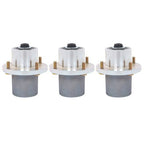 125981 605380 3pcs Blade Spindle For Hustler Fastrak Raptor SDX SD 48" 54" 60"