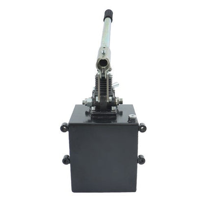 Hydraulic Piston Hand Pump 2.7 Cid 5 Quart With Valve For Double Acting Cylinder