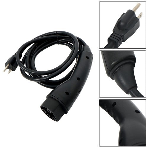 Golf Carts Charging Power Cord Assembly Fits For Evolution ICON Black