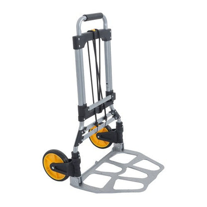 264Lb Capacity Alloy Steel Folding Trolley Heavy-Duty Luggage Trolley Cart