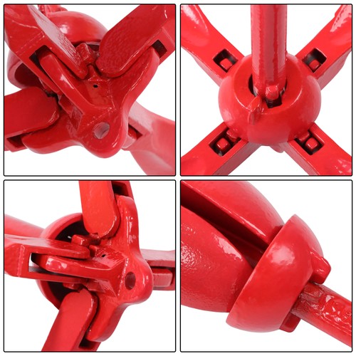 2 Pack Marine Kayak Folding Anchor Kit 3.3Lb W/26.2Ft Rope For PWC Canoe Jet Ski
