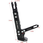 Motorcycle CNC Aluminum Alloy Kickstand Foot Side Support Kick Stand Adjustable
