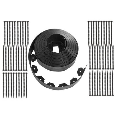 Flexible Garden Landscape Edging No Dig Lawn Edging Border With Anchoring Spikes