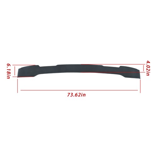 Plastic Fit For Ford F150 2WD 2021-23 24 New Black Bumper Shutter Active Air Dam