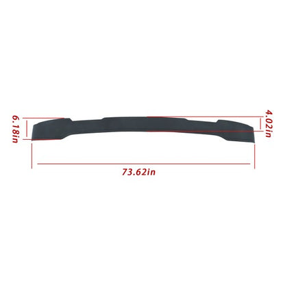 Plastic Fit For Ford F150 2WD 2021-23 24 New Black Bumper Shutter Active Air Dam