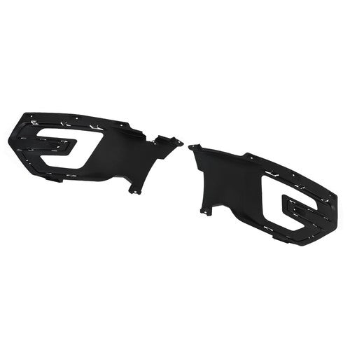 Compatible For 2016-2017 Ford Explorer Front Grille+Fog Light Frame*2+Skid Plate