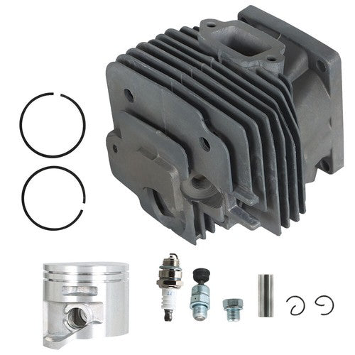 52mm Big Bore Cylinder Piston Kit For MS441 MS441C Chainsaw Spark Plug