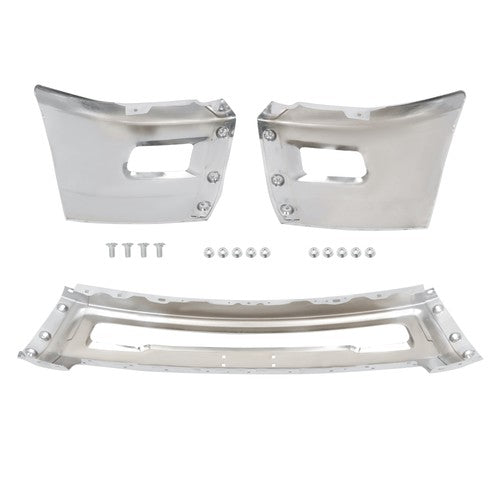 Chrome Split Front Bumper Without Sensor Hole For Dodge RAM 2500 3500 2010-2018