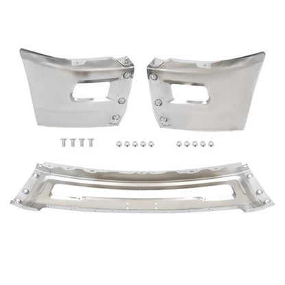 Chrome Split Front Bumper Without Sensor Hole For Dodge RAM 2500 3500 2010-2018