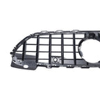 For Mercedes Benz C200 C300 2022-2024 W206 Gloss Black Front Bumper Grille Grill