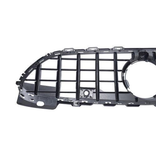 For Mercedes Benz C200 C300 2022-2024 W206 Gloss Black Front Bumper Grille Grill